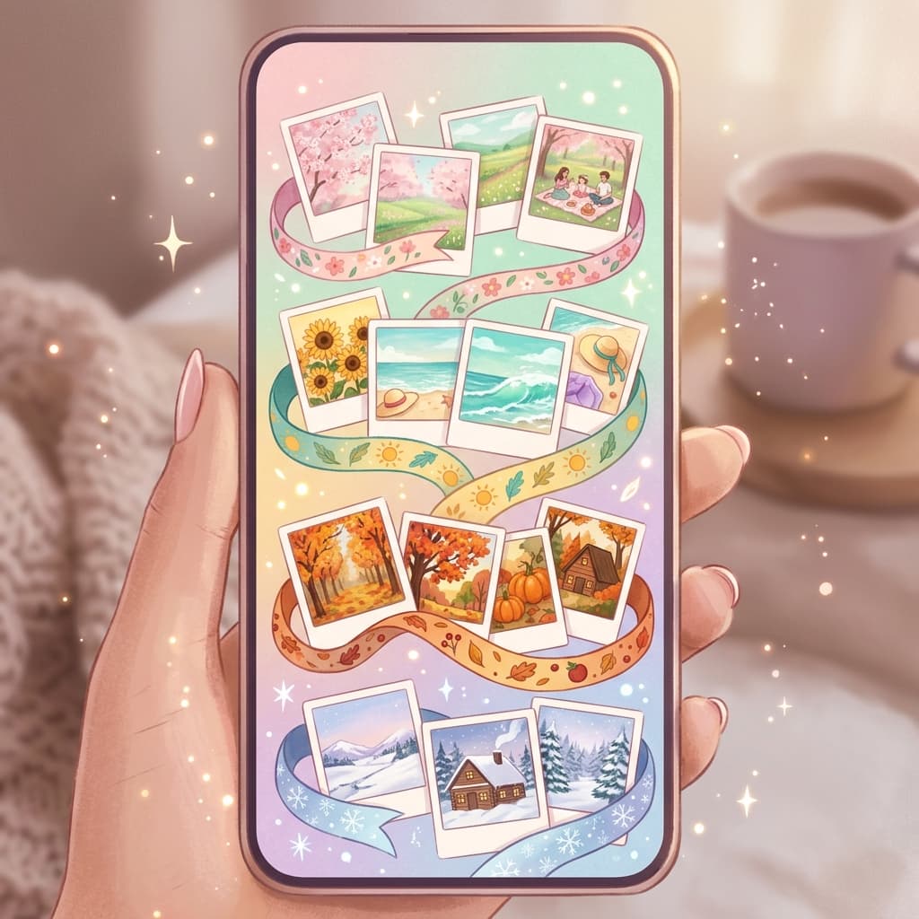 Poket Memory: Scroll Through Your Photo Timeline — Save Every Moment